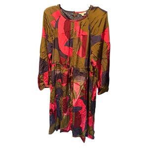 White Stuff Women's Mia Dress in Pink Multi Size 16 UK 12 US NWT